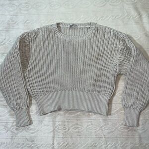 Tna‎ cropped chunky knit sweater
